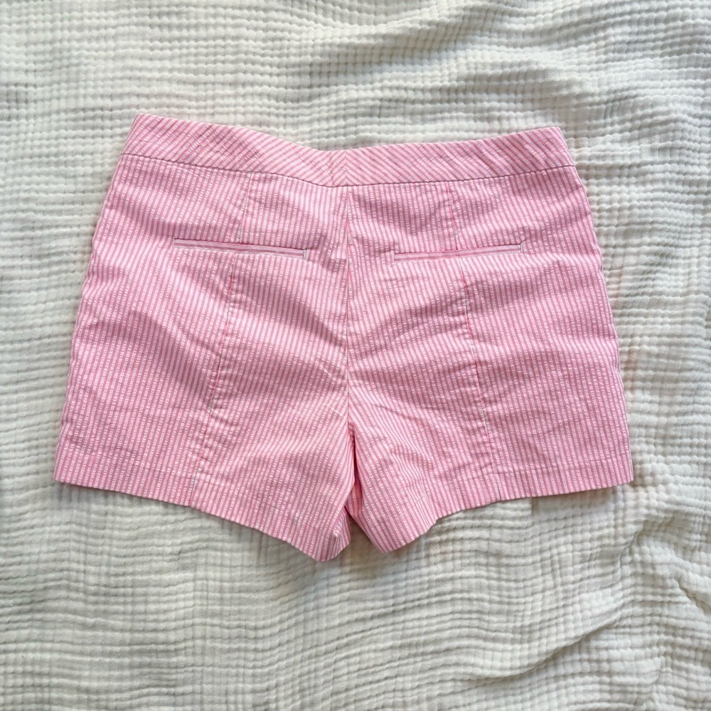 Lilly Pulitzer Pink Seersucker Shorts - Picture 2 of 10